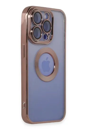 Newface iPhone 15 Pro Max Kılıf Slot Silikon - Rose Gold resmi