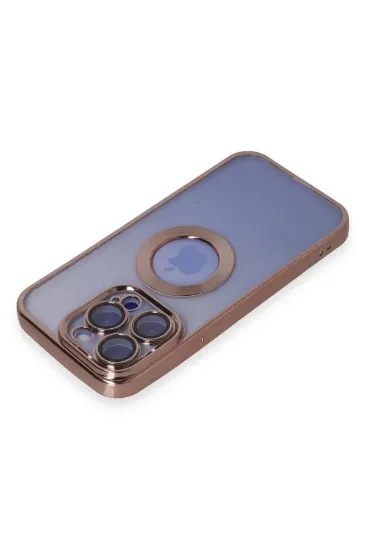Newface iPhone 15 Pro Max Kılıf Slot Silikon - Rose Gold resmi