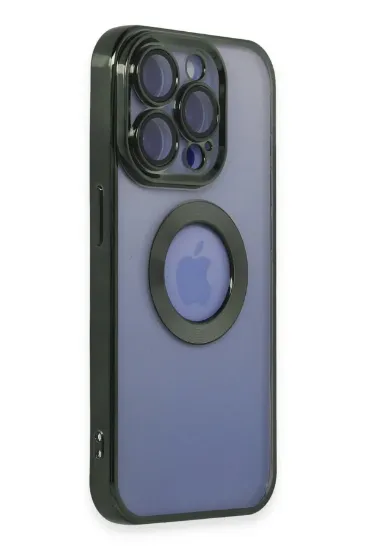 Newface iPhone 15 Pro Max Kılıf Slot Silikon - Köknar Yeşili resmi