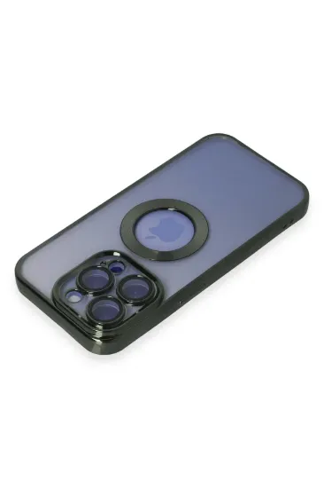 Newface iPhone 15 Pro Max Kılıf Slot Silikon - Köknar Yeşili resmi