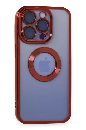 Newface iPhone 15 Pro Max Kılıf Slot Silikon - Kırmızı resmi