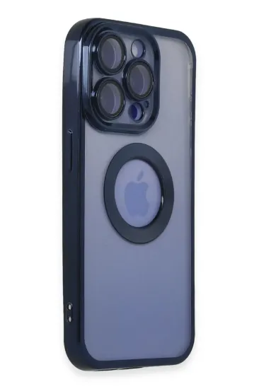 Newface iPhone 15 Pro Max Kılıf Slot Silikon - Lacivert resmi