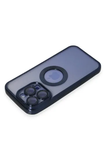 Newface iPhone 15 Pro Max Kılıf Slot Silikon - Lacivert resmi
