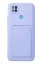 Newface Xiaomi Redmi 9C Kılıf Kelvin Kartvizitli Silikon - Lila resmi