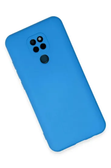 Newface General Mobile GM 20 Kılıf Nano içi Kadife Silikon - Mavi resmi
