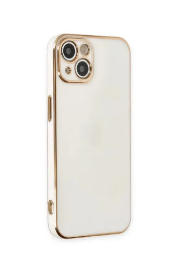 Newface iPhone 15 Kılıf Volet Silikon - Beyaz resmi
