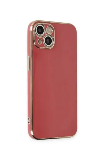 Newface iPhone 15 Kılıf Volet Silikon - Kırmızı resmi