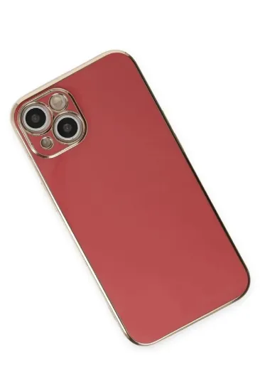Newface iPhone 15 Kılıf Volet Silikon - Kırmızı resmi