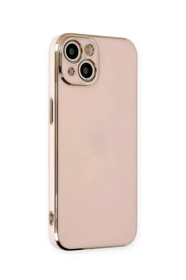 Newface iPhone 15 Kılıf Volet Silikon - Pembe resmi