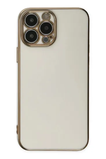 Newface iPhone 15 Pro Max Kılıf Volet Silikon - Beyaz resmi
