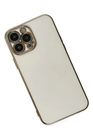 Newface iPhone 15 Pro Max Kılıf Volet Silikon - Beyaz resmi