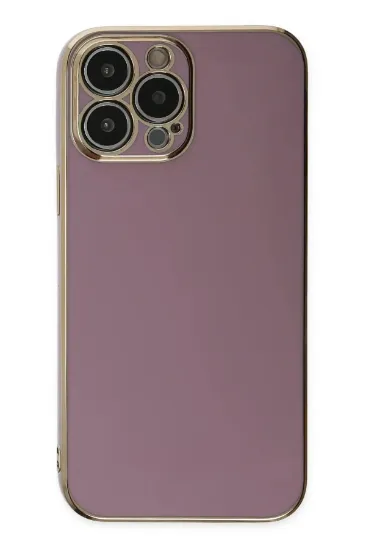 Newface iPhone 15 Pro Max Kılıf Volet Silikon - Mor resmi