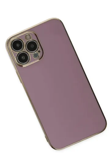 Newface iPhone 15 Pro Max Kılıf Volet Silikon - Mor resmi