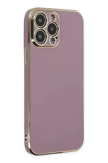 Newface iPhone 15 Pro Max Kılıf Volet Silikon - Mor resmi