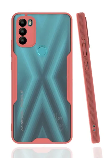 Newface General Mobile GM 21 Plus Kılıf Platin Silikon - Pembe resmi