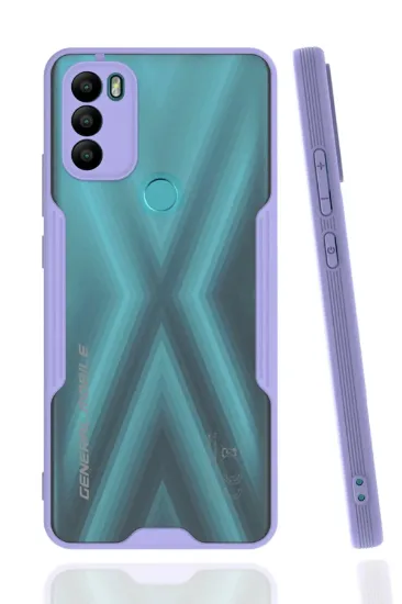 Newface General Mobile GM 21 Plus Kılıf Platin Silikon - Lila resmi