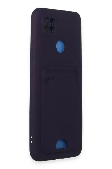Newface Xiaomi Redmi 9C Kılıf Kelvin Kartvizitli Silikon - Derin Mor resmi