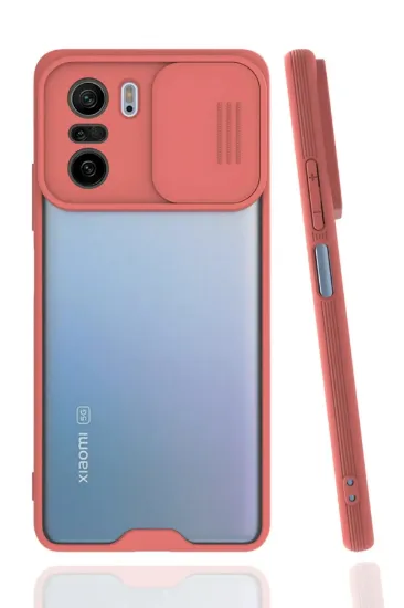 Newface Xiaomi Poco F3 Kılıf Platin Kamera Koruma Silikon - Pembe resmi