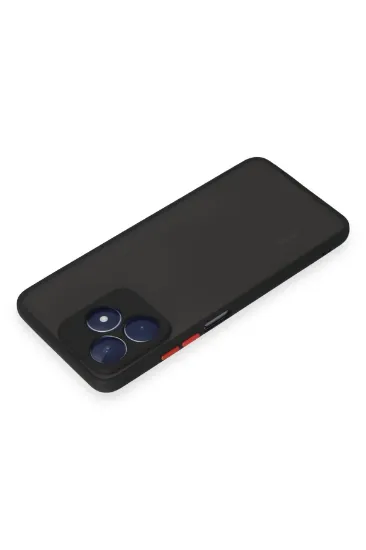 Newface Realme C53 Kılıf Montreal Silikon Kapak - Siyah resmi
