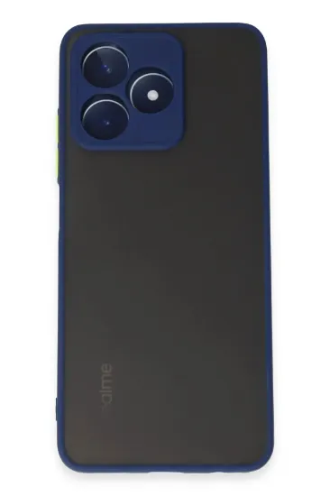 Newface Realme C53 Kılıf Montreal Silikon Kapak - Lacivert resmi