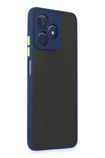 Newface Realme C53 Kılıf Montreal Silikon Kapak - Lacivert resmi
