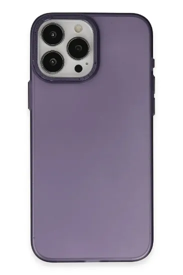 Newface iPhone 15 Pro Kılıf Modos Metal Kapak - Derin Mor resmi