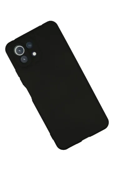 Newface Xiaomi Mİ 11 Lite Kılıf Nano içi Kadife Silikon - Siyah resmi