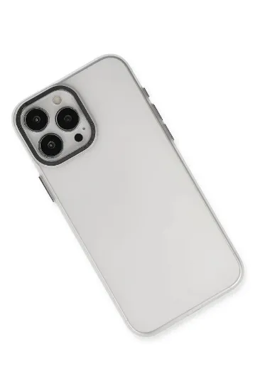 Newface iPhone 15 Pro Max Kılıf Modos Metal Kapak - Şeffaf resmi