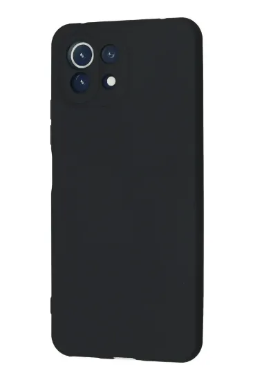 Newface Xiaomi Mİ 11 Lite Kılıf Nano içi Kadife Silikon - Lacivert resmi