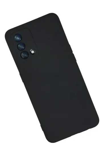 Newface Oppo A74 4G Kılıf Nano içi Kadife Silikon - Lacivert resmi