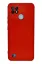 Newface Realme C21 Kılıf Nano içi Kadife Silikon - Kırmızı resmi