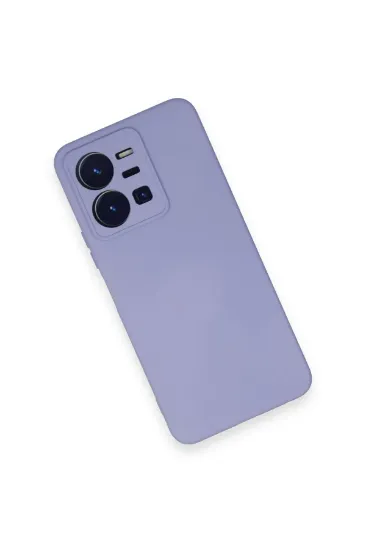 Newface Vivo Y35 Kılıf Nano içi Kadife Silikon - Lila resmi