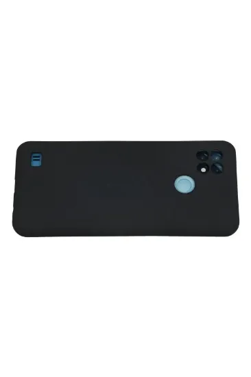 Newface Realme C21 Kılıf Nano içi Kadife Silikon - Lacivert resmi