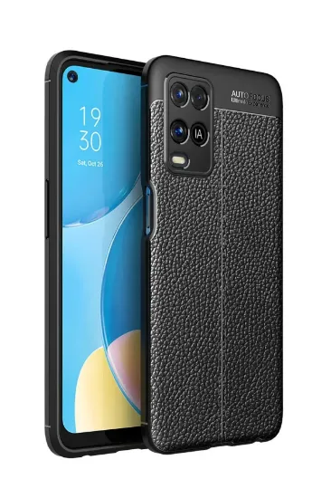 Newface Oppo A54 4G Kılıf Auto Focus Kapak - Siyah resmi