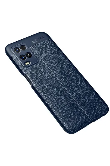 Newface Oppo A54 4G Kılıf Auto Focus Kapak - Lacivert resmi