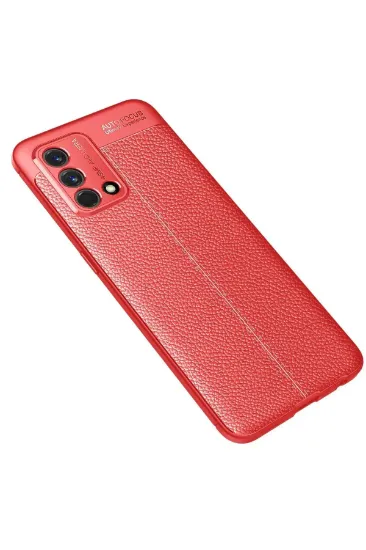 Newface Oppo A74 4G Kılıf Auto Focus Kapak - Kırmızı resmi