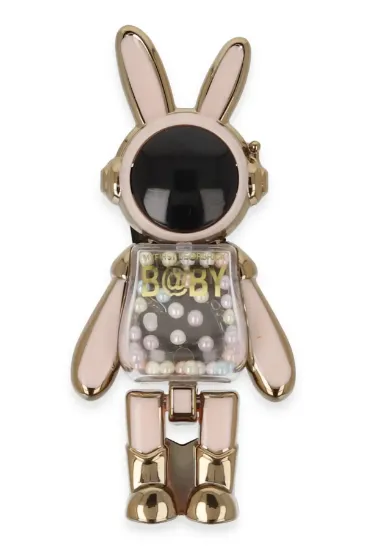Newface Astro Stand Tavşan Astronot - Pembe resmi