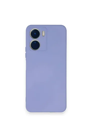 Newface Vivo Y16 Kılıf Nano içi Kadife Silikon - Lila resmi