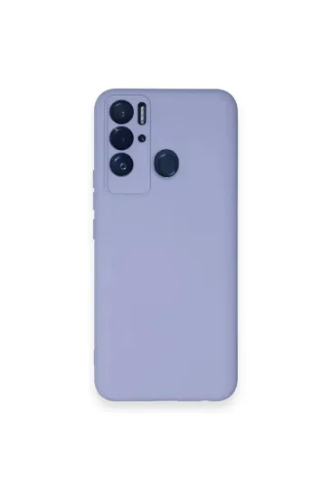 Newface Tecno Pova Neo Kılıf Nano içi Kadife Silikon - Lila resmi