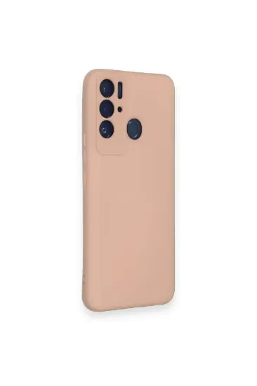 Newface Tecno Pova Neo Kılıf Nano içi Kadife Silikon - Pudra resmi