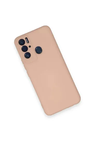Newface Tecno Pova Neo Kılıf Nano içi Kadife Silikon - Pudra resmi