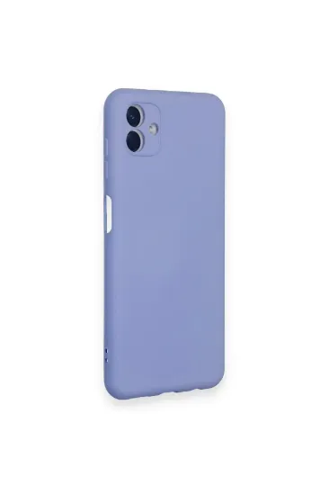 Newface Samsung Galaxy A04 Kılıf Nano içi Kadife Silikon - Lila resmi