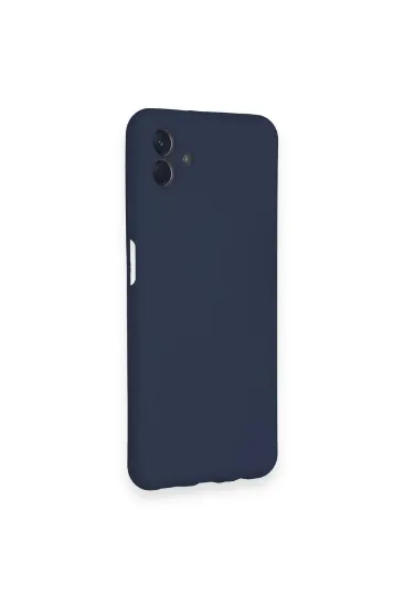 Newface Samsung Galaxy A04 Kılıf Nano içi Kadife Silikon - Lacivert resmi