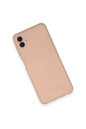 Newface Samsung Galaxy A04 Kılıf Nano içi Kadife Silikon - Pudra resmi