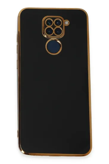 Newface Xiaomi Redmi Note 9 Kılıf Volet Silikon - Siyah resmi