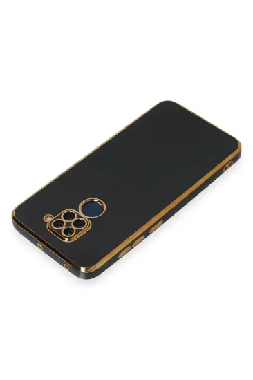 Newface Xiaomi Redmi Note 9 Kılıf Volet Silikon - Siyah resmi