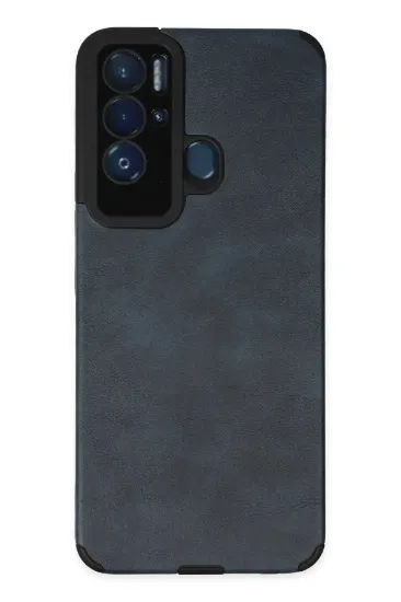 Newface Tecno Pova Neo Kılıf Loop Deri Silikon - Lacivert resmi