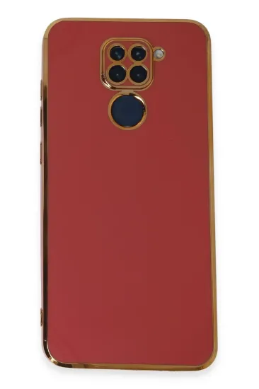Newface Xiaomi Redmi Note 9 Kılıf Volet Silikon - Kırmızı resmi