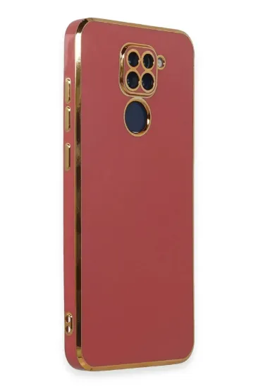 Newface Xiaomi Redmi Note 9 Kılıf Volet Silikon - Kırmızı resmi