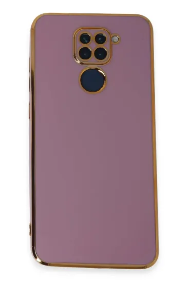 Newface Xiaomi Redmi Note 9 Kılıf Volet Silikon - Mor resmi